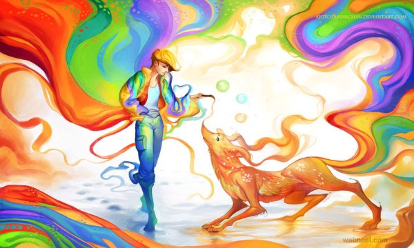 Радужные арты