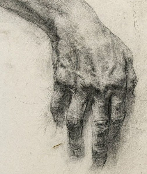 Наброски рук академические