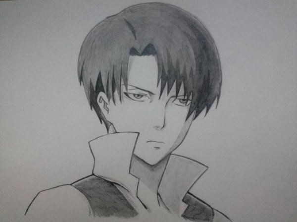 Леви атака титанов для срисовки