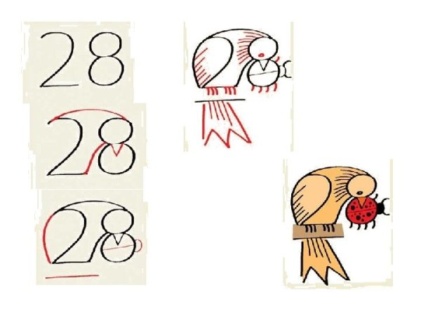 Человечек из цифр