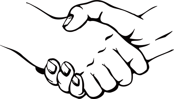 Рукопожатие вектор