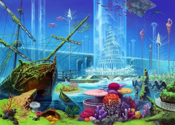 Сказочное подводное царство