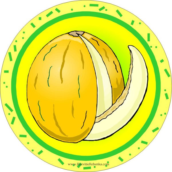 Дыня для дошкольников