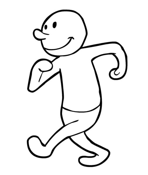 Схема рисования человека для детей