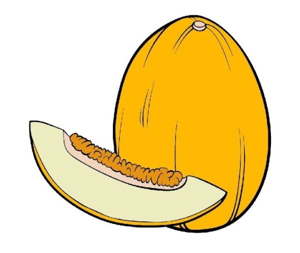 Дыня мультяшная