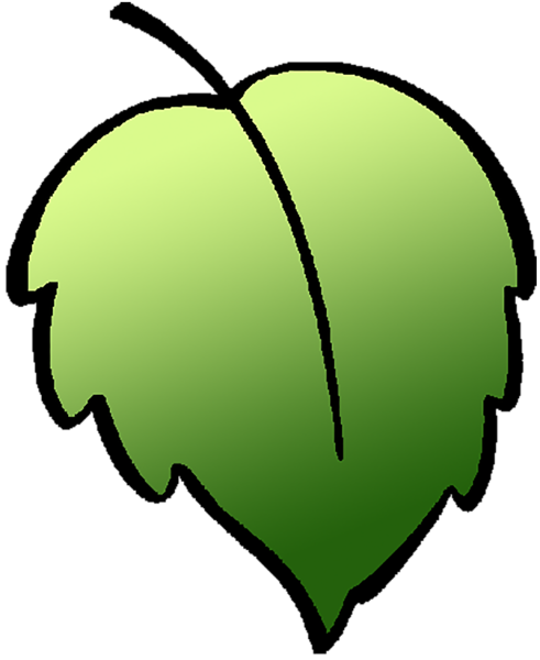 Листья раскраска для детей