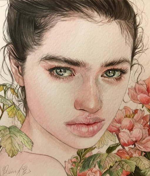Портрет рисунок карандашом