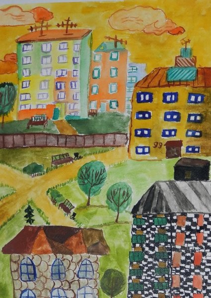 Рисование моя улица