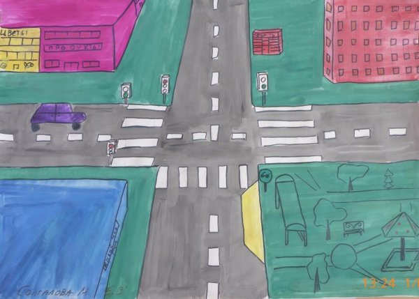 Рисование моя улица