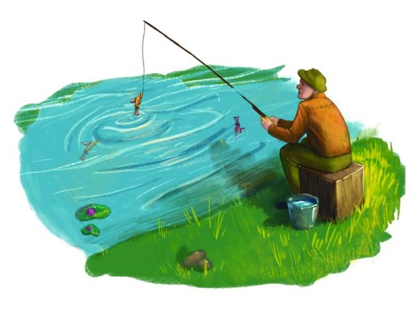 Векторная Графика рыбалка
