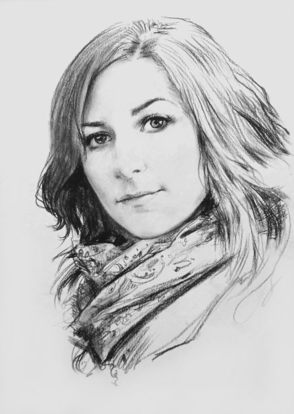 Портрет ребенка карандашом