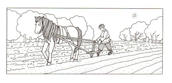 Занятия древних славян раскраска