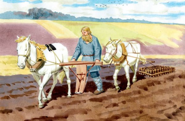 Пахота древних славян