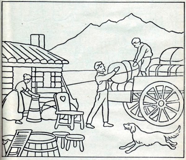 Рисование труд крестьян