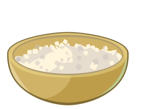 Тарелка с кашей