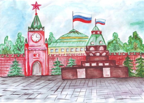 Парад Победы рисунок