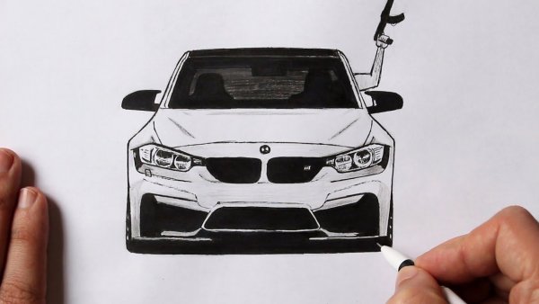 BMW m5 f90 скетч
