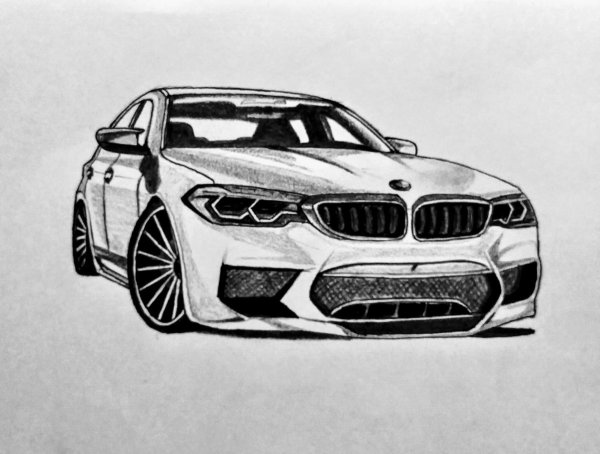 BMW 5 вектор