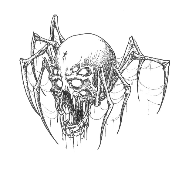 Страшные Татуировки эскизы