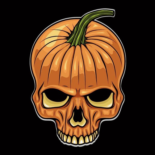 Helloween тыква Illustrator