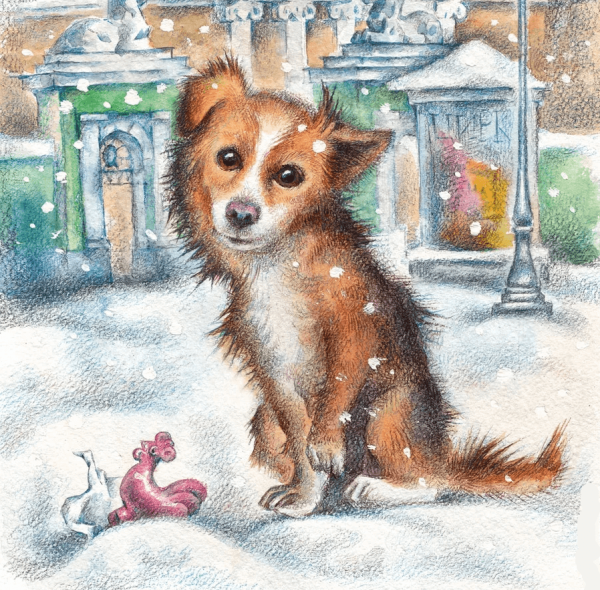 Каштанка раскраска