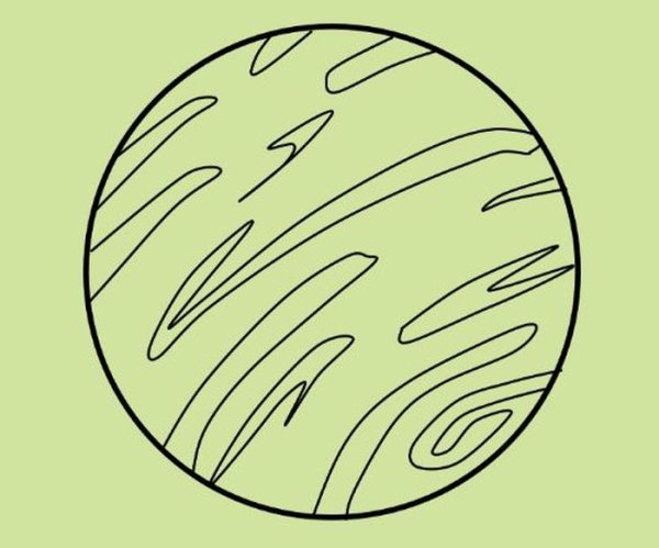 Планета Меркурий рисунок для детей