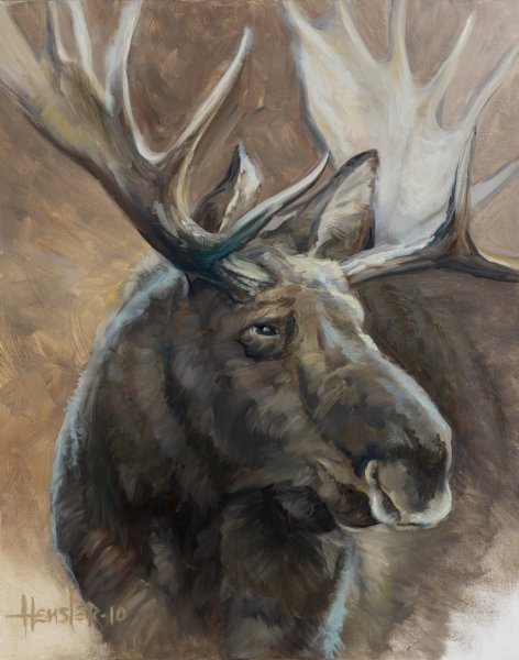 Картина лоси