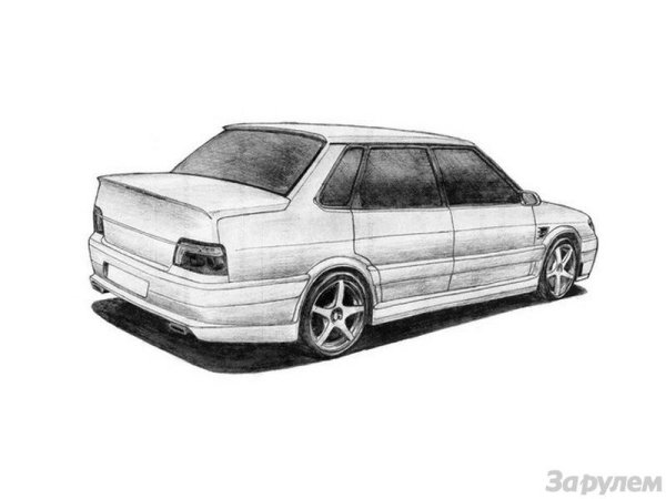 Лада 2115 рисунок