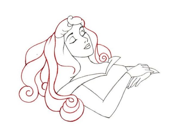 Иллюстрация к сказке спящая Царевна