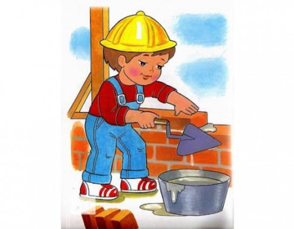 Раскраска Строитель