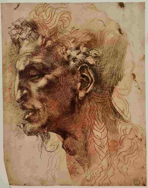 Микеланджело Буонарроти голова фавна