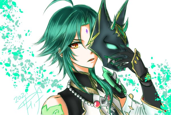 Маска Сяо Genshin Impact