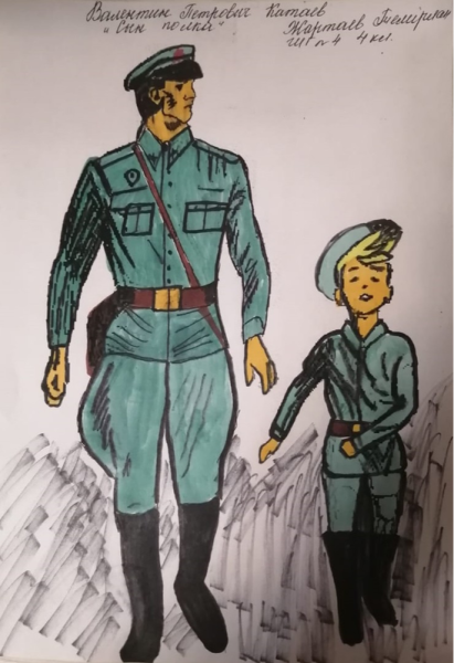 Сын полка рисунок