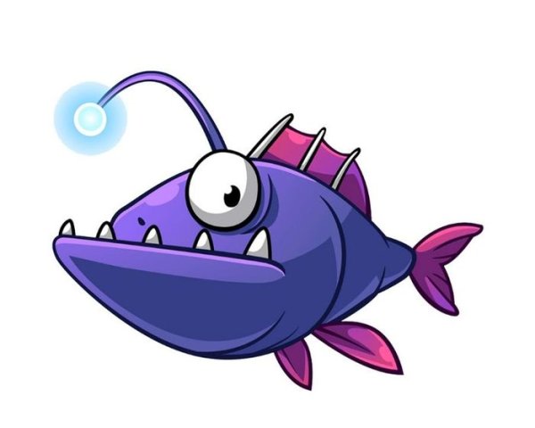 Рыба удильщик для детей