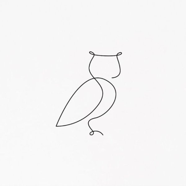 Лёгкие рисунки одной линией