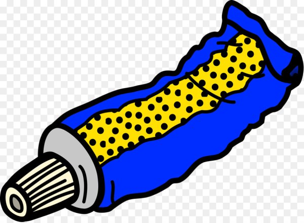 Тюбик без фона