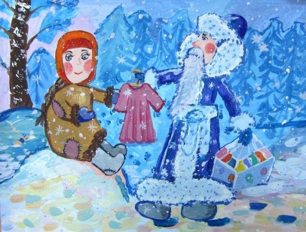 Рисунок на тему Морозко