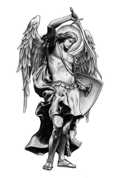 Тату Архистратиг Михаил эскизы