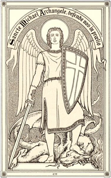 Архангел Михаил тату эскизы