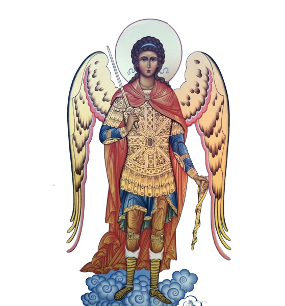 Архангел Михаил и Люцифер тату