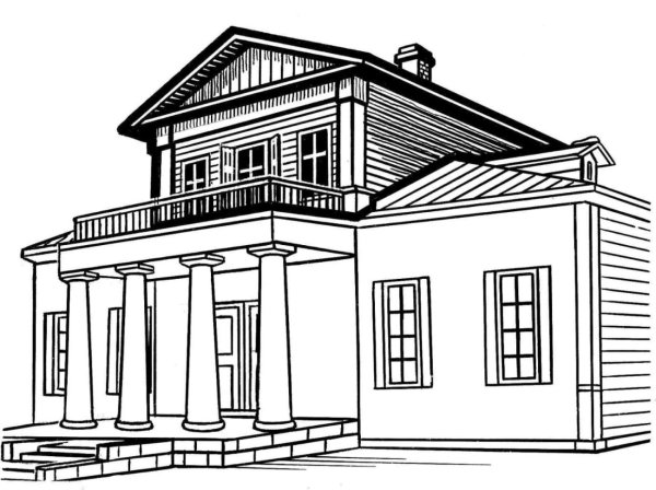 Усадьба с мезонином