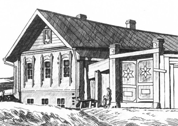 Усадьба чебококсарца 14 века