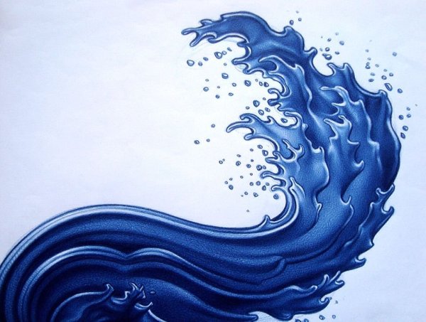 Векторные брызги воды