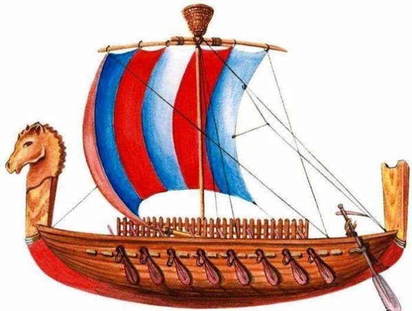 Торговый корабль финикийцев