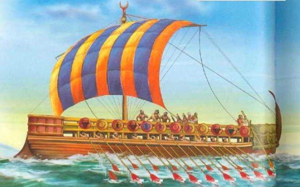 Древняя Финикия корабли