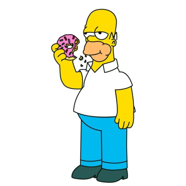Гомер симпсон рисунок