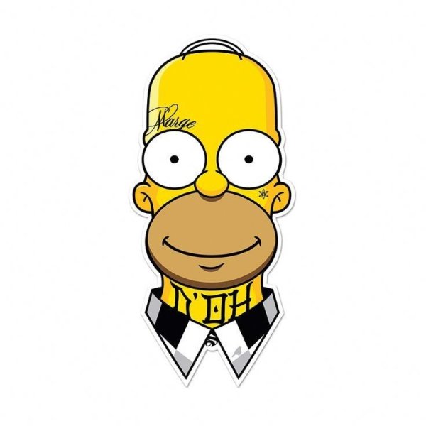 Гомер симпсон наклейка