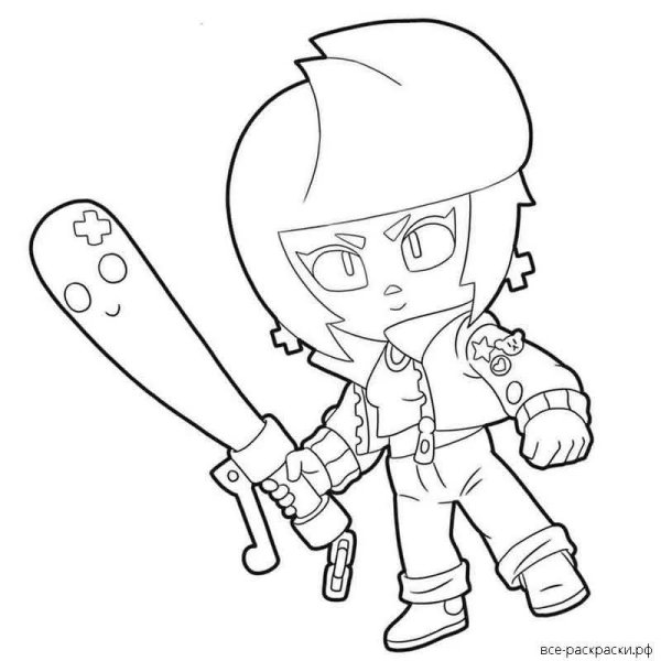 Раскраска Пайпер из Браво старс