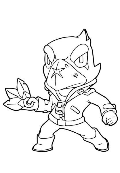 Раскраски БРАВЛ старс кр