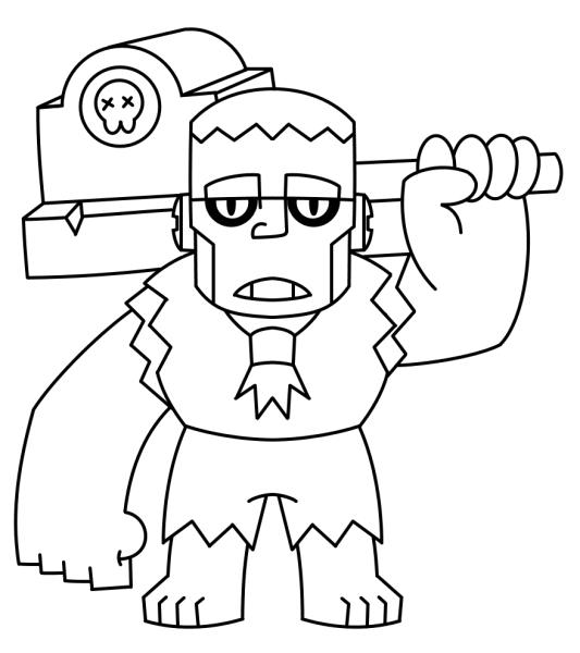 Раскраски Браво старс Фрэнк